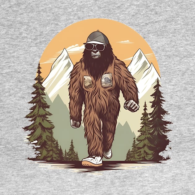 Dope Sasquatch in Nature by Grassroots Green